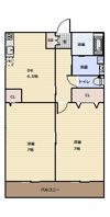 エスカレント赤間の間取り画像