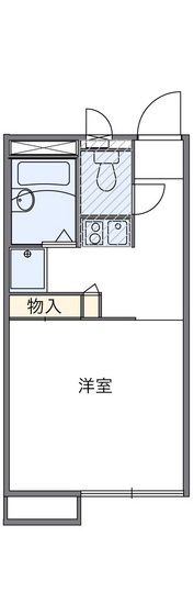 レオパレス西山荘の間取り画像