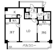 アビタシオン橋本Ⅲの間取り画像
