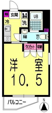 フレイス要町の間取り画像