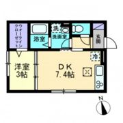 クラージュAの間取り画像