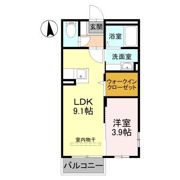 サンモール Aの間取り画像