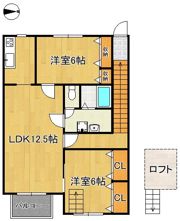 ヴィラージュの間取り画像