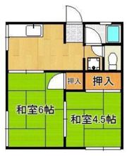 斎藤アパートの間取り画像