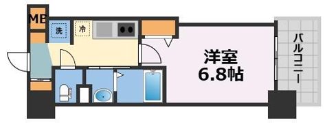 Luxe深江橋Ⅱの間取り画像