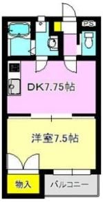 クオリティマンションKDの間取り画像