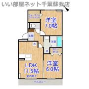 サニーリヴAの間取り画像