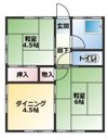 諏訪アパートの間取り画像
