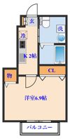 シンティラーレ小松島の間取り画像