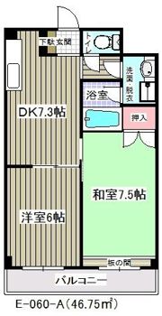 メゾンプルミエ(E-060)の間取り画像