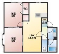 エスポワールYの間取り画像