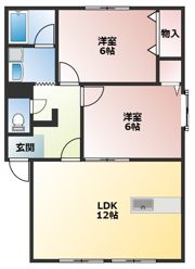 ハイツ桜見台の間取り画像