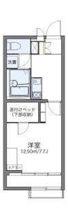 レオパレスセントラル誉田の間取り画像