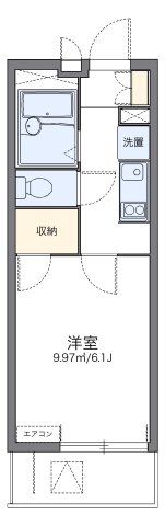 レオパレスオリエンタルの間取り画像