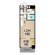 フロンティアタワー九条Iの間取り画像