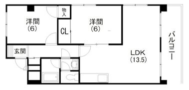 ファミール楊子の間取り画像