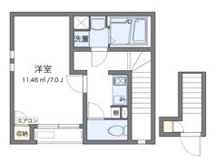クレイノベル アンジュの間取り画像