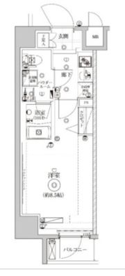 レアライズ押上の間取り画像