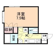 信開セルーラ駒見2の間取り画像