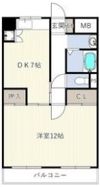 フローライト豊里Ⅰの間取り画像