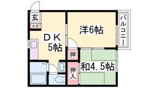 ヒルサイド山手の間取り画像