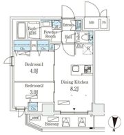 リテラス住吉の間取り画像