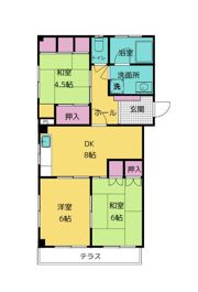 シャトレ高山の間取り画像