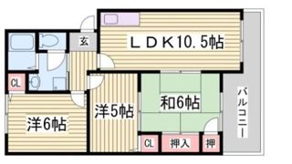 リオ谷上の間取り画像