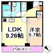 霞町五番館の間取り画像