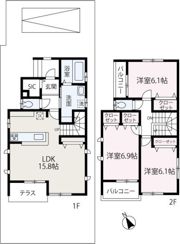 Libla E棟の間取り画像
