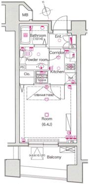 L－Flat鶯谷の間取り画像