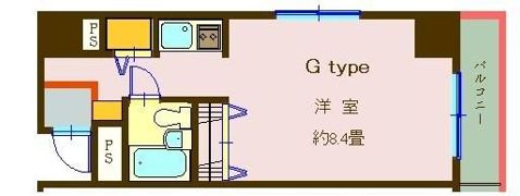 マークス横濱阪東橋の間取り画像