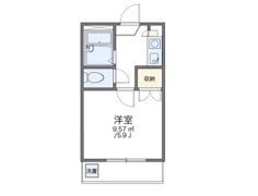 レオパレス中野第6の間取り画像