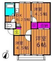 エスポワールヤマテの間取り画像