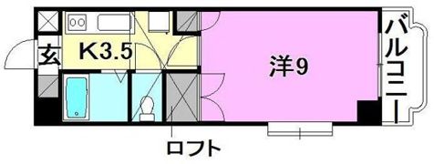 ベルメゾン古川1の間取り画像