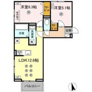 セントラルヴィラⅢの間取り画像