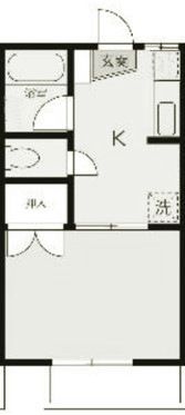 フラット井土ヶ谷の間取り画像