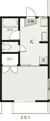 フラット井土ヶ谷の間取り画像