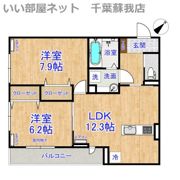D-ROOM君塚ⅠBの間取り画像