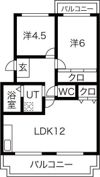 フォンテ川名の間取り画像