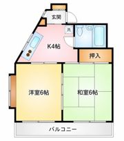 日神パレステージ市川の間取り画像