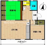 京急逗子線 六浦 徒歩9分 貸マンションの間取り画像