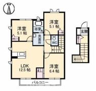 シャーメゾン西泉 A棟の間取り画像
