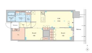 RJR堺筋本町タワーの間取り画像