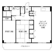 モンシャレー松山の間取り画像