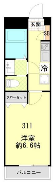 スピカハイツ弘明寺の間取り画像