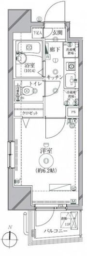 リクレイシア西麻布Ⅰ番館の間取り画像