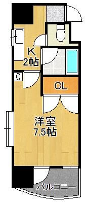 ニューサンリバー6番館の間取り画像