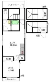 野方1丁目メゾンの間取り画像