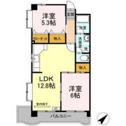 平田マンションの間取り画像